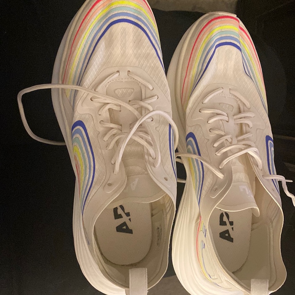 Apl Streamline Pristine Tan Multi Rainbow Sneaker… - image 2